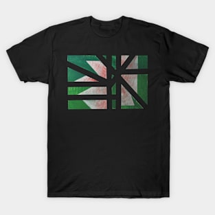 View of Abstract Christmas flower T-Shirt